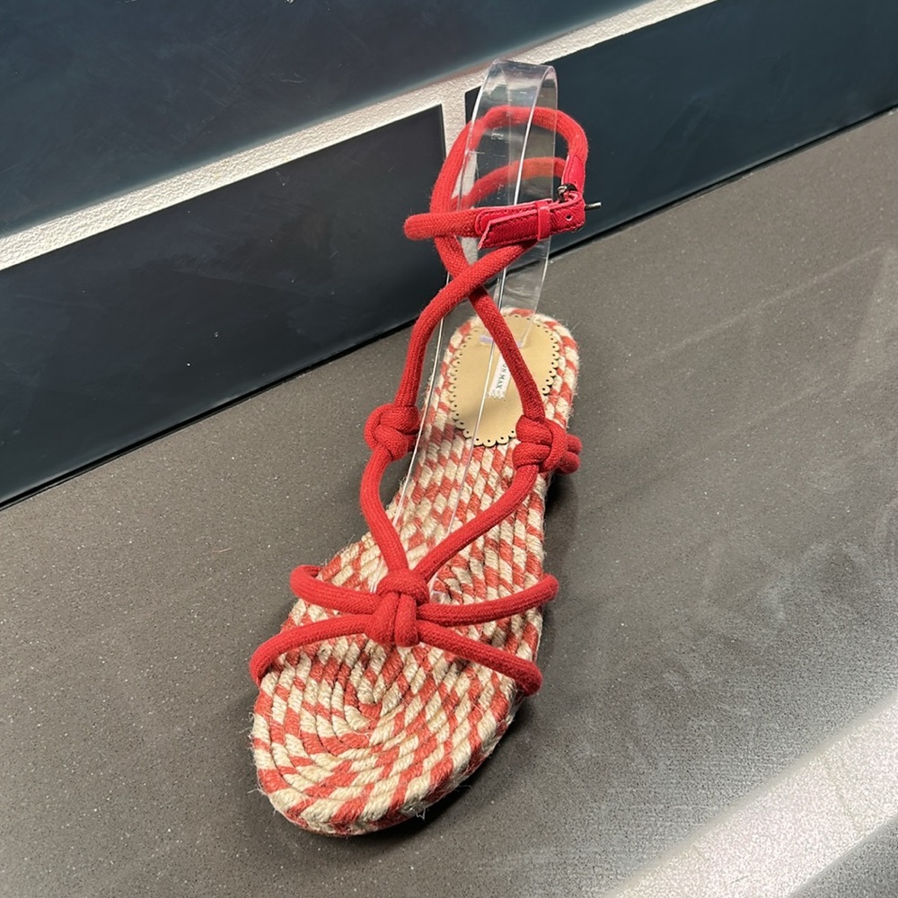Red Sandals Gladiator Style Sandals - Picture 6 of 7